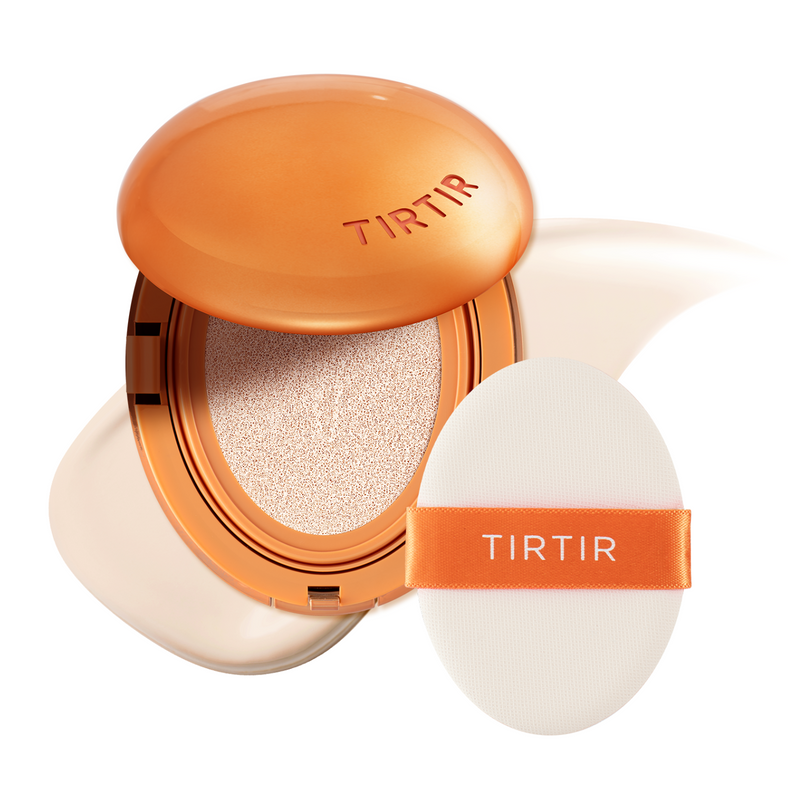 Base Cushion TIRTIR Mask Fit AI Filter 18g – Cobertura 72h, Controle da Oleosidade e Efeito Filtro Instantâneo