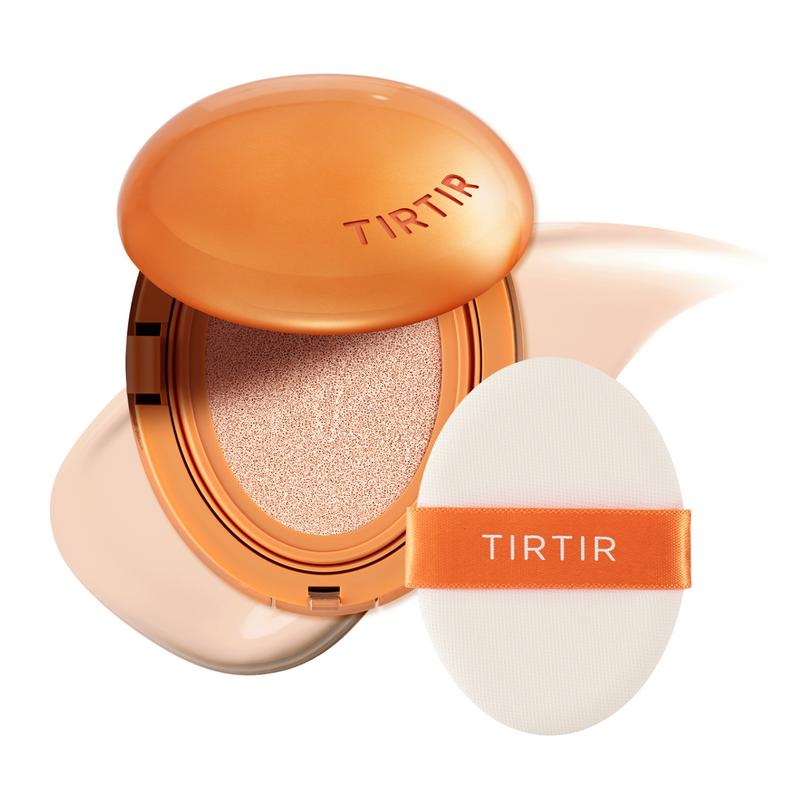 Base Cushion TIRTIR Mask Fit AI Filter 18g – Cobertura 72h, Controle da Oleosidade e Efeito Filtro Instantâneo