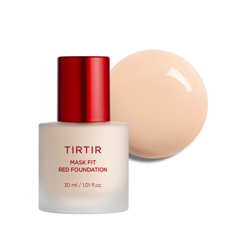 Base Líquida TIRTIR Mask Fit Red Foundation – Cobertura Radiante e de Longa Duração