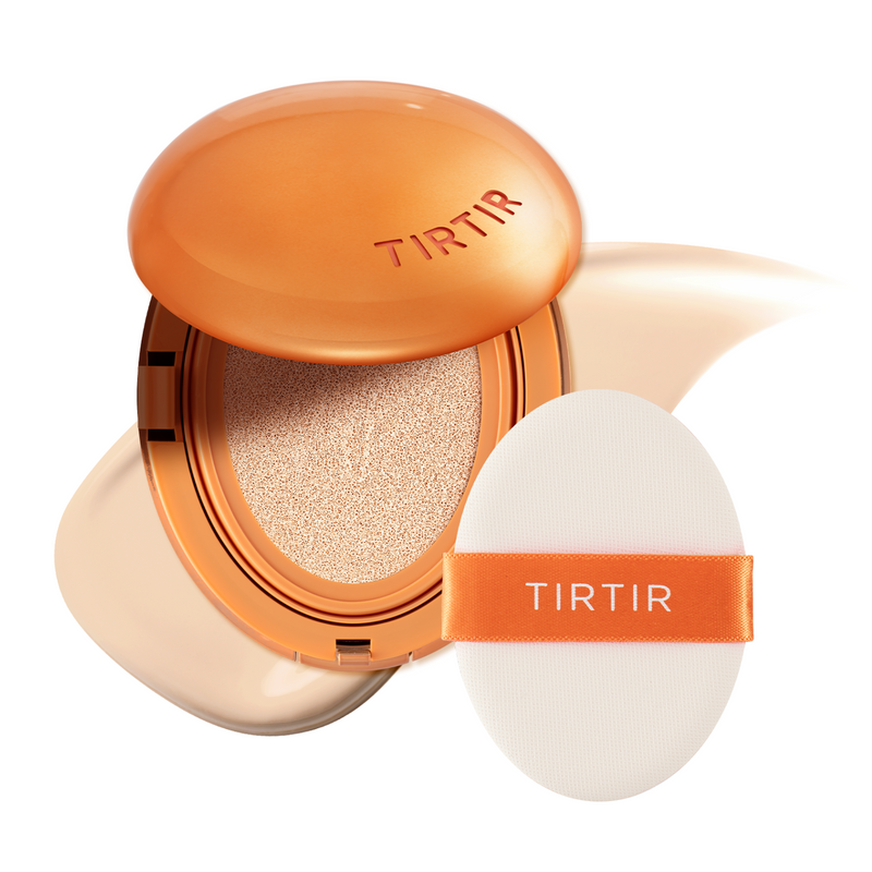 Base Cushion TIRTIR Mask Fit AI Filter 18g – Cobertura 72h, Controle da Oleosidade e Efeito Filtro Instantâneo