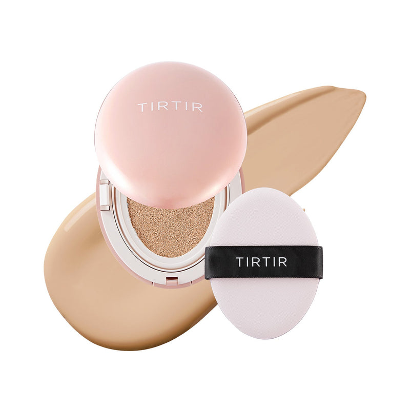 Base Cushion TIRTIR Mask Fit All Cover Mini 4,5g – Cobertura Impecável, Hidratação 72h e Praticidade Portátil