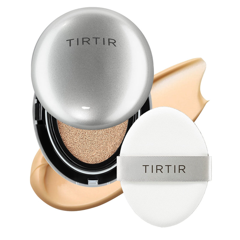 Base Cushion TIRTIR Mask Fit Aura 18g – Cobertura Impecável, Hidratação 72h e Efeito Radiante