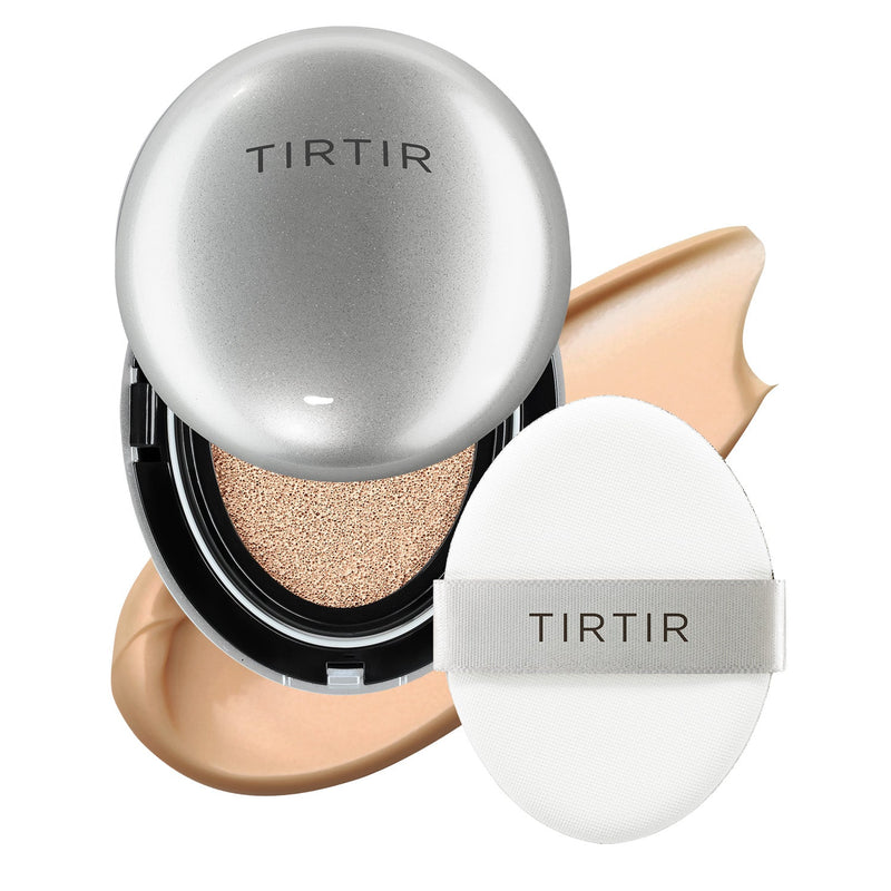 Base Cushion TIRTIR Mask Fit Aura 18g – Cobertura Impecável, Hidratação 72h e Efeito Radiante