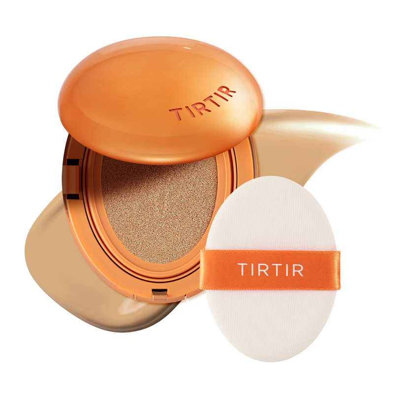Base Cushion TIRTIR Mask Fit AI Filter 18g – Cobertura 72h, Controle da Oleosidade e Efeito Filtro Instantâneo
