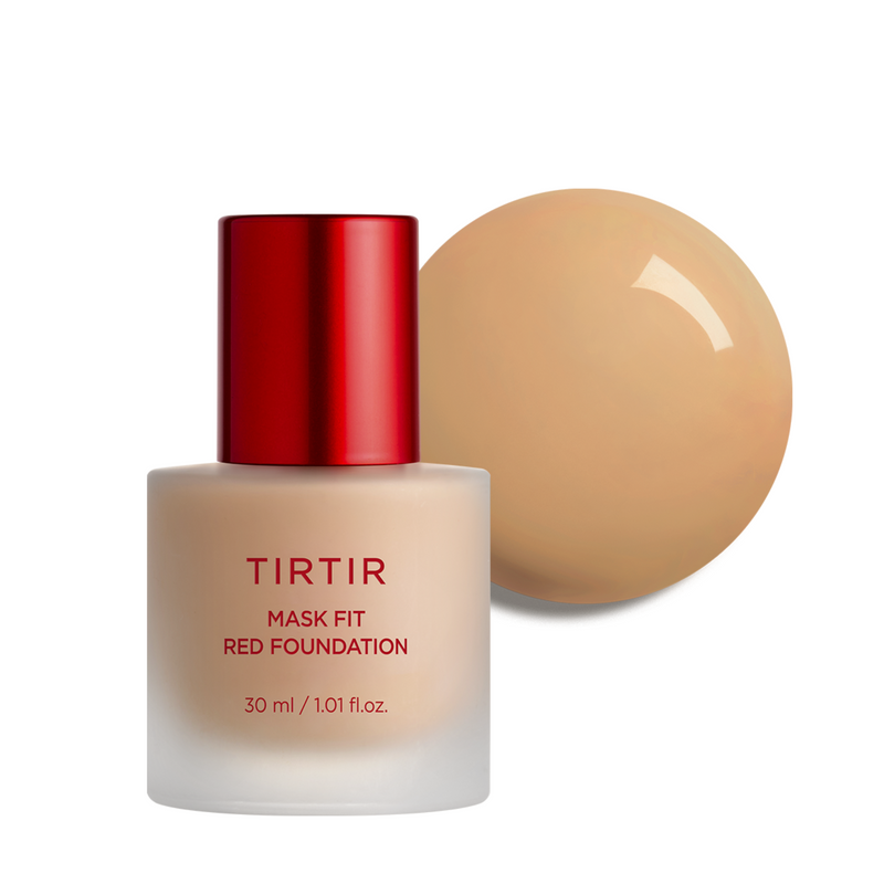 Base Líquida TIRTIR Mask Fit Red Foundation – Cobertura Radiante e de Longa Duração