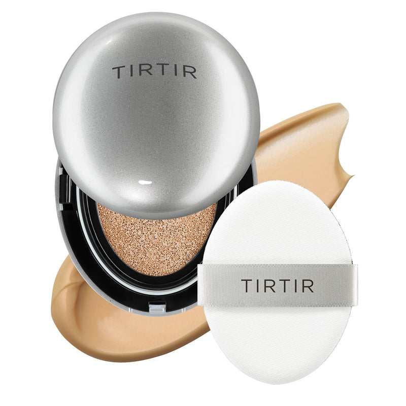 Base Cushion TIRTIR Mask Fit Aura 18g – Cobertura Impecável, Hidratação 72h e Efeito Radiante