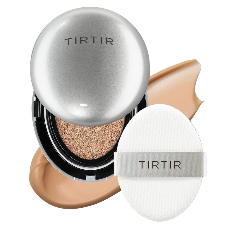 Base Cushion TIRTIR Mask Fit Aura 18g – Cobertura Impecável, Hidratação 72h e Efeito Radiante