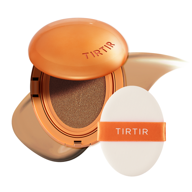 Base Cushion TIRTIR Mask Fit AI Filter 18g – Cobertura 72h, Controle da Oleosidade e Efeito Filtro Instantâneo