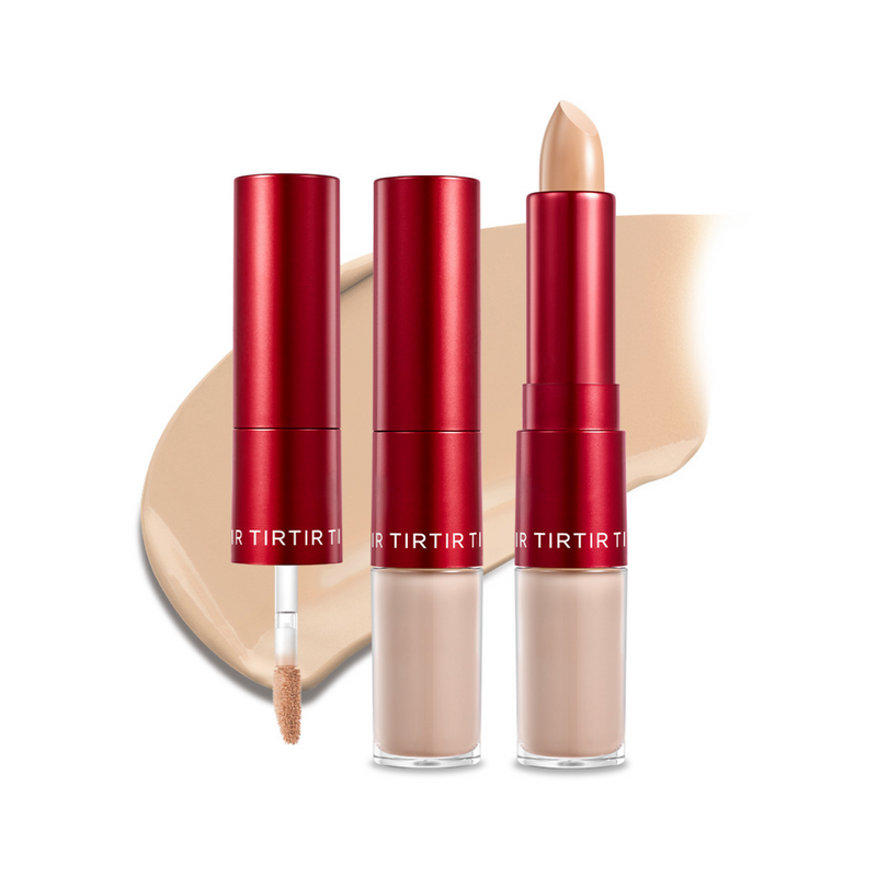 Corretivo TIRTIR Glide & Hide – Dupla Ação para uma Pele Impecável, Efeito Filtro, Cobertura Natural e Hidratação 72h