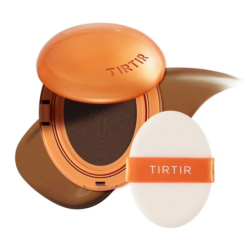 Base Cushion TIRTIR Mask Fit AI Filter 18g – Cobertura 72h, Controle da Oleosidade e Efeito Filtro Instantâneo