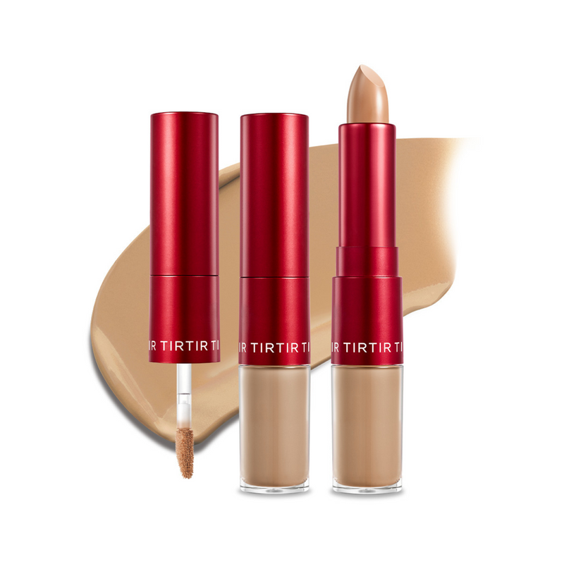 Corretivo TIRTIR Glide & Hide – Dupla Ação para uma Pele Impecável, Efeito Filtro, Cobertura Natural e Hidratação 72h