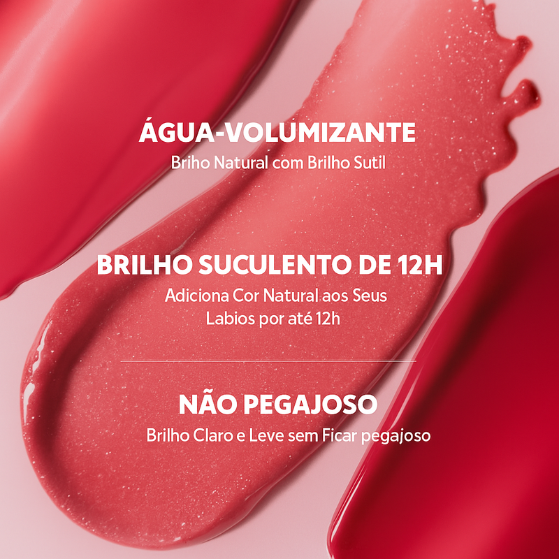 Lip Tint Hidratante TIRTIR Mini Waterism Glow – Hidratação 12h, Volume Natural e 30 Cores Radiantes