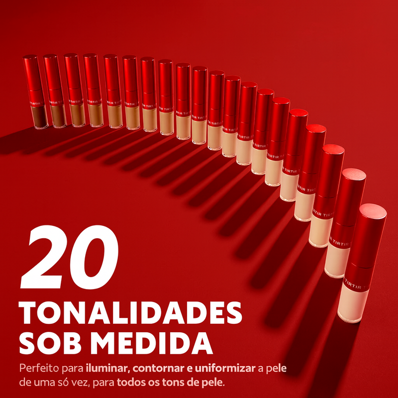 Corretivo TIRTIR Glide & Hide – Dupla Ação para uma Pele Impecável, Efeito Filtro, Cobertura Natural e Hidratação 72h