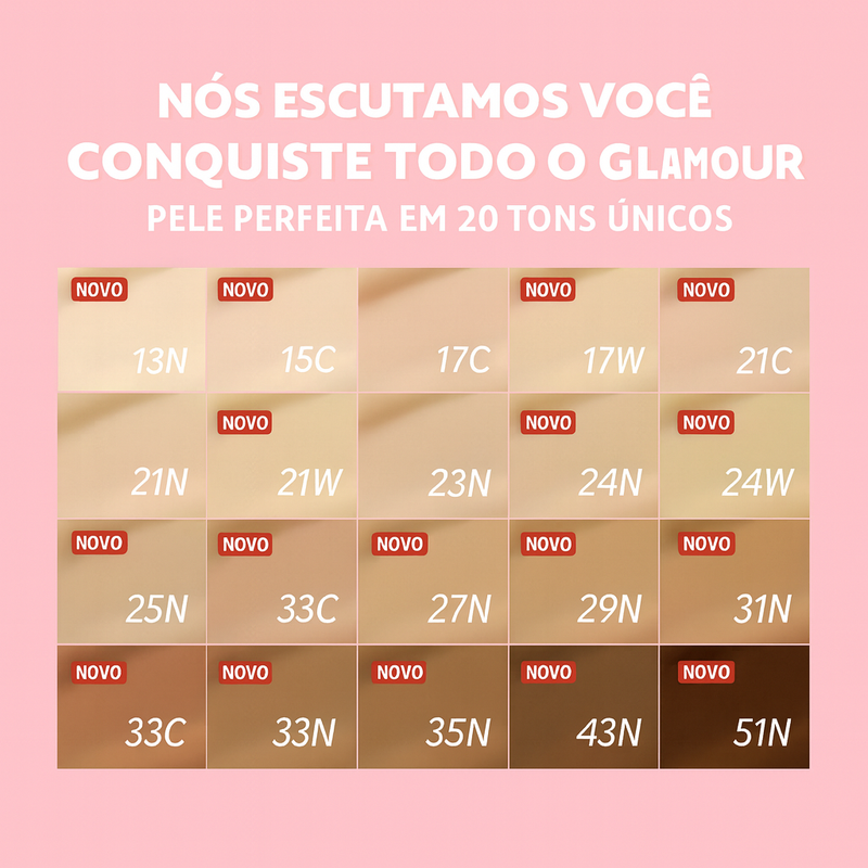 TIRTIR Base Cushion All Cover Ajustável 18g – Cobertura Impecável com Hidratação 72h