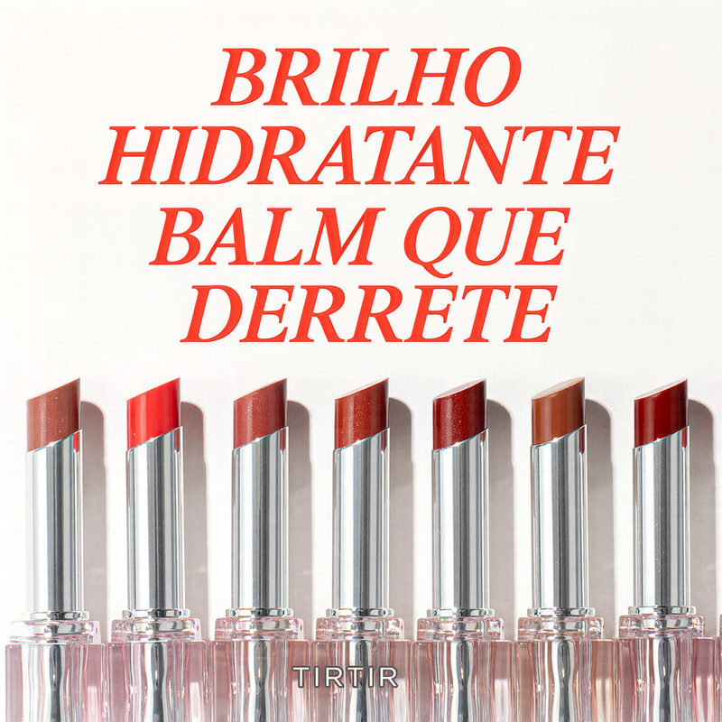 Balm Labial Hidratante TIRTIR Waterism Glow Melting Balm – Brilho Glow e Efeito Volume Natural