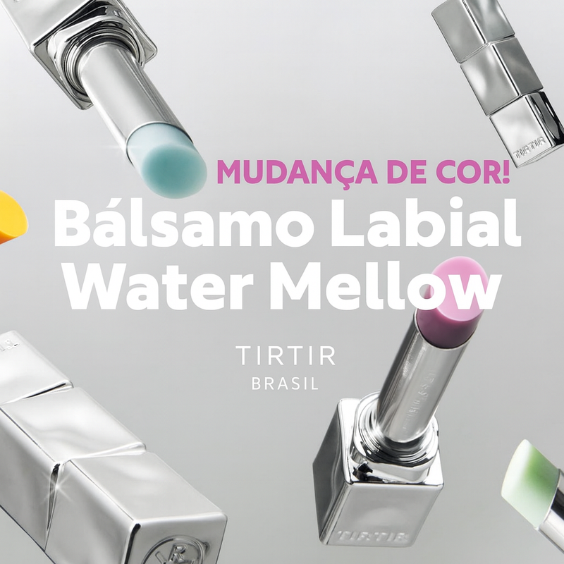 Bálsamo Labial Hidratante TIRTIR Water Mellow Lip Balm – Hidratação Intensa, Brilho Natural e Cor Suave