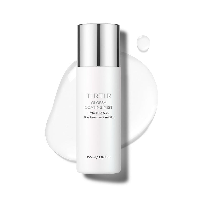 TIRTIR Glossy Coating Mist – Spray Hidratante e Fixador com Brilho Radiante para Maquiagem Duradoura