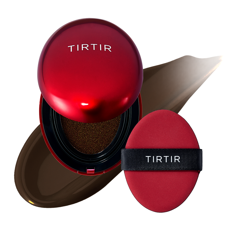 Base Cushion Clareadora TIRTIR Red – Cobertura 72h, Hidratação Profunda e Proteção FPS 50+ ORIGINAL
