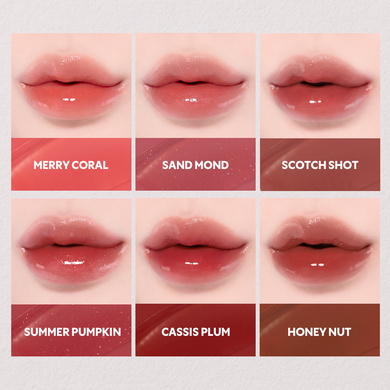 Lip Tint Hidratante TIRTIR Mini Waterism Glow – Hidratação 12h, Volume Natural e 30 Cores Radiantes